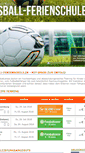 Mobile Screenshot of fussball-ferienschule.de